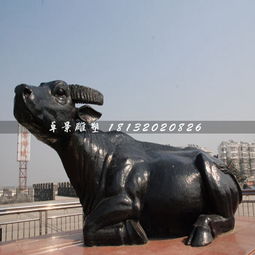 臥牛銅雕 鑄銅工藝與鋼鐵之美的融合